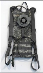 Creare’s individual beverage chiller mounts on a hydration pack to cool drinking water on demand to promote healthy hydration for soldiers and marines.