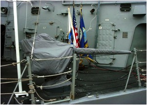 25-mm gun on a US Navy ship – protected by Envelop®