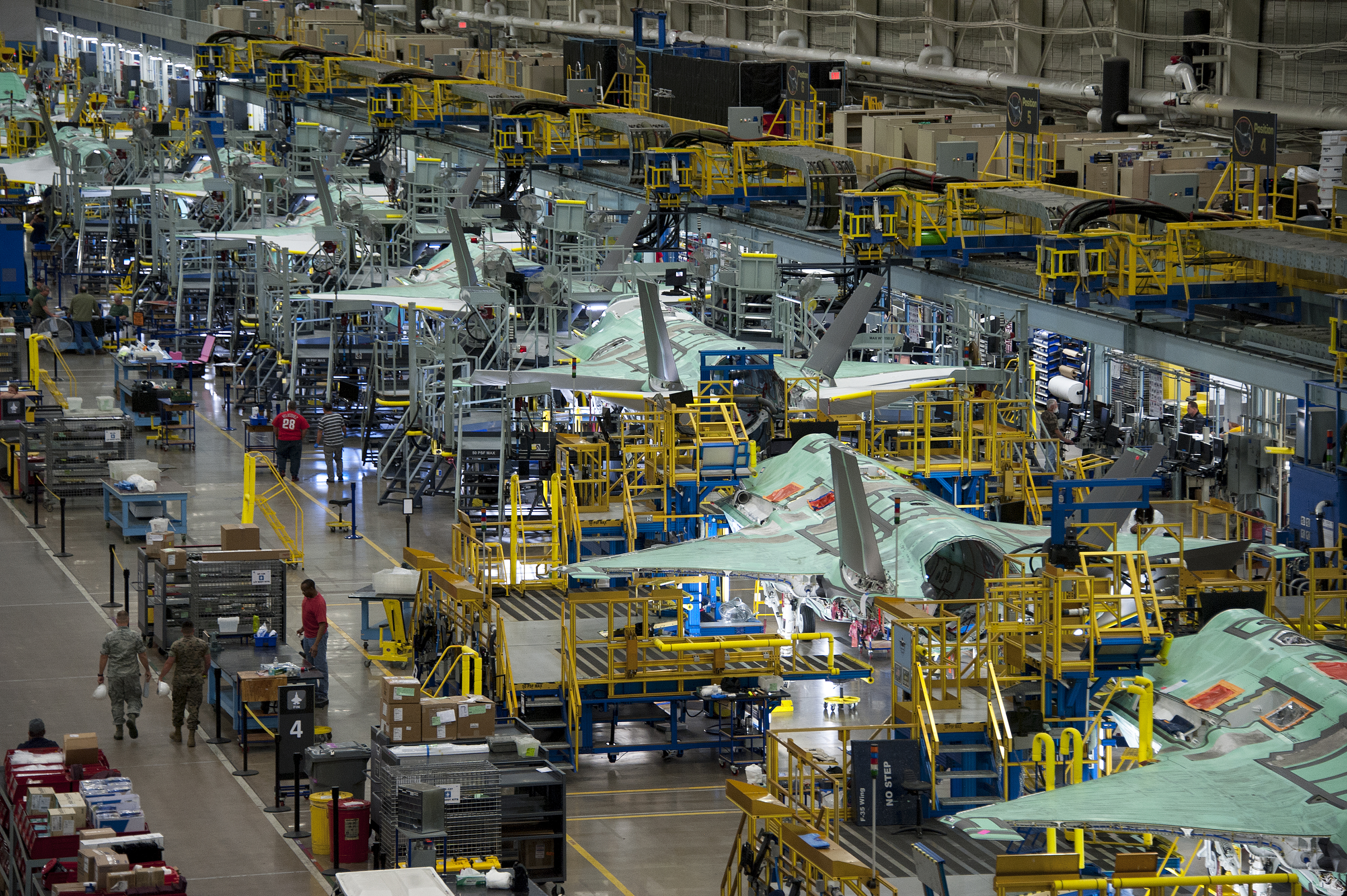 F-35 production line